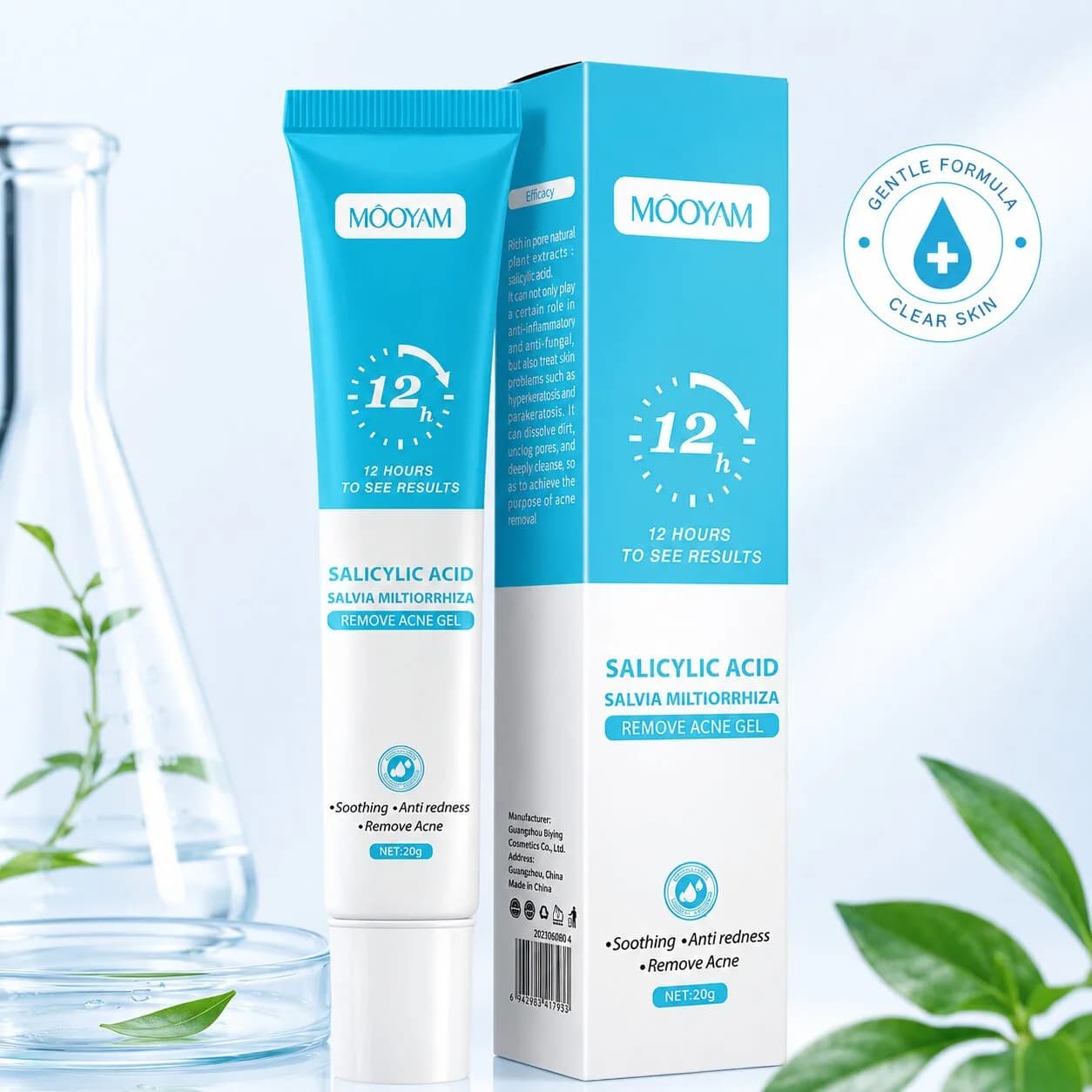 Mooyam salicylic acid remove acne gel